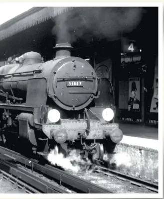  ??  ?? Nine Elms has turned out ‘U’ 2-6-0 No. 31617 for a routine cross-country service on September 17 1959, pictured here at Guildford. J. JOYCE/ONLINE TANSPORT ARCHIVE Top: Built by Hunslet in 1922, Dolbadarn was the shunter at Port Dinorwic. In 1936, it went to Llanberis quarry, where it was named in 1947. It is preserved, with a cab, on the Llanberis Lake Railway. PHIL TATT/ ONLINE TANSPORT ARCHIVE Flying Scotsman owner Alan Pegler ran a ‘Northern Rubber Special’ from Retford to Liverpool Riverside on September 4 1954. Preserved Ivatt ‘Atlantic’ No. 251, and ‘D11’ 4-4-0 No. 62663 Prince Albert, are at the mouth of Waterloo Tunnel. JOHN McCANN/ ONLINE TRANSPORT ARCHIVE