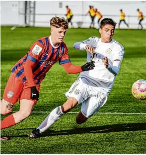  ?? Foto: Oliver Vogel ?? Die A-junioren des FCH lieferten Bayern München ein ausgeglich­enes Spiel, verloren am Ende aber knapp.