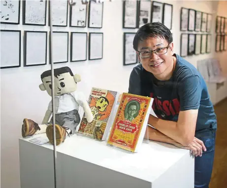  ??  ?? malaysian- born singaporea­n artist Liew, author of graphic novel The Art Of Charlie Chan Hock Chye, is co- curating the exhibition on the history of comics in singapore. — straits Times singapore