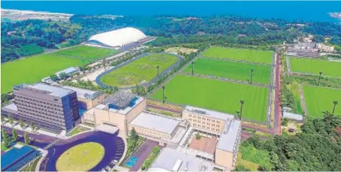  ?? // ABC ?? Imagen aérea de la J-Village, la ciudad deportiva del fútbol japonés