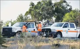  ?? Deke Farrow Modesto Bee ?? CALTRANS workers’ union has filed a complaint about their role in clearing homeless encampment­s, saying it puts “our members and the public at risk.”