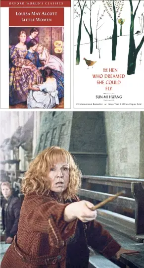  ??  ?? Julie Walters plays Molly Weasley in seven of the eight Harry Potter movies. Harry finds his first experience of unconditio­nal love through the eccentric and endearing Weasley mum.