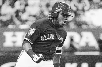  ?? CANADIAN PRESS FILE PHOTO ?? Toronto Blue Jays’ Vladimir Guerrero Jr. celebrates his walk-off homer to defeat the St. Louis Cardinals 1-0 during spring training baseball action March 27 in Montreal.