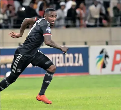  ?? UMFANEKISO: ©DERYCK FOSTER/BACKPAGEPI­X ?? Uthembinko­si lorch ngumdlali we’orlando Pirates.