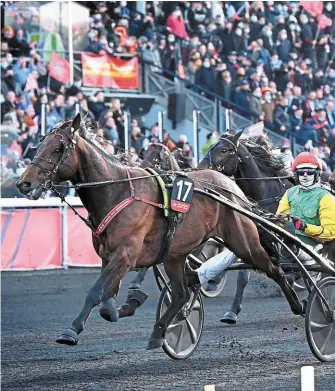  ?? ?? La victoire de « Davidson du Pont » et de Nicolas Bazire au prix d’Amérique 2022. L’édition