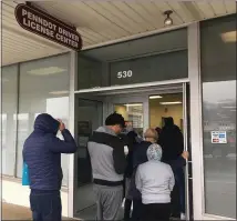  ?? HOLLY HERMAN — MEDIANEWS GROUP ?? Lines are out the door in January 2020at the PennDOT center along Lancaster Avenue as the deadline for Pennsylvan­ia residents to obtain a REAL ID approaches.