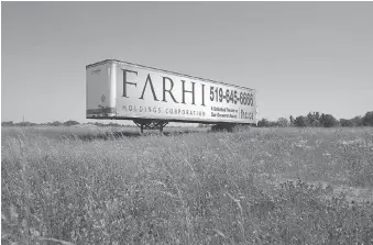  ?? DAX MELMER ?? A property belonging to Farhi Holdings Corp. is seen at 4365-5855 County Road 42. Farhi has been described as “an acquirer of huge amounts of properties” who tends to hold them rather than develop them.