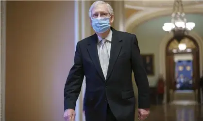  ??  ?? Senate minority leader Mitch McConnell. Photograph: J Scott Applewhite/AP