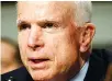  ??  ?? John McCain