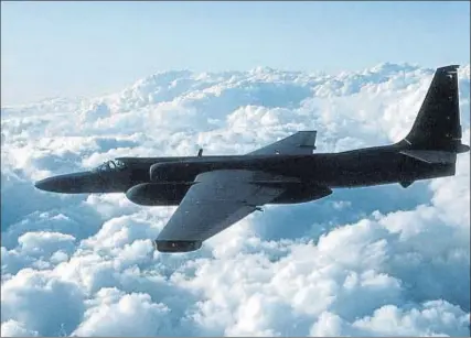  ?? GETTY ?? El avión espía U-2 entró en servicio en 1955 y hoy sigue siendo un gran activo de la fuerza aérea de EE.UU.