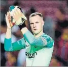  ?? FOTO: EFE ?? Ter Stegen La pancarta tendrá premio