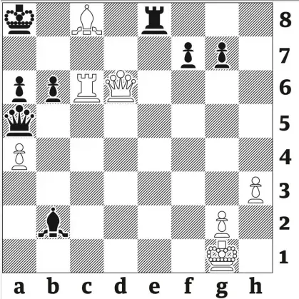  ?? ?? 3854: White to play. What is his only move to win? This week’s puzzle attracted a large number of responses, most of them wrong, when Sam Copeland of chess.com posed it recently on the internet. How do you compare?