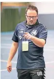  ?? RP-FOTO: BLAZY ?? TVA-Trainer Uli Richter hat nur wenig Spieler zur Verfügung.