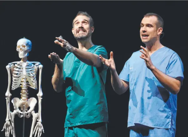  ??  ?? Don’t miss Dr Chris and Dr Xand from ABC Me’s Operation Ouch! as they explore medical science from a kid’s-eye view at the Cairns Convention Centre on Wednesday, January 17.