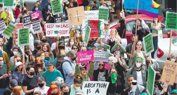  ?? ?? Hace una semana iniciaron las protestas en Seattle, EU por el derecho al aborto