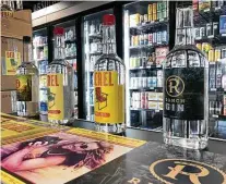  ?? Paul Stephen / Staff ?? ChrisWare andWest Stone launched Ranch BrandWine & Spirits and Derel Spirits during the COVID-19 outbreak in part to provide bars with affordable liquors.