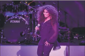  ?? Dia Dipasupil / Getty Images for Lincoln Center ?? Chaka Khan performs at the Lincoln Center Fashion Gala: An Evening Honoring Coach at the Lincoln Center Theater on Nov. 29 in New York City. Chaka Khan, best known for her 1984 smash hit “I Feel For You” is planning her first album in a decade and, on New Year’s Day, will serve as the grand marshal at the Rose parade.