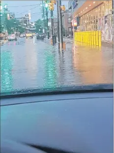  ?? SUBMITTED ?? Cheryl Hanson took this video footage from the NSLC location on Main Street around 8:30 p.m. Aug. 4.