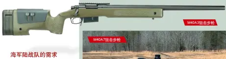  ??  ?? M40A3狙击步枪