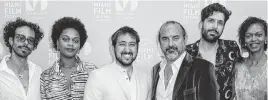  ?? 41st Miami Film Festival/Miami Dade College ?? Miami-made film ‘Mountains’ won the Miami Film Festival Made In MIA Feature Film Award along with a $25,000 prize at Arsht Center on April 13.