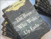  ??  ?? Hopkins, a member of the Nevada Newspaper Hall of Fame, says his journalism experience helped inform the characters who inhabit his debut novel.