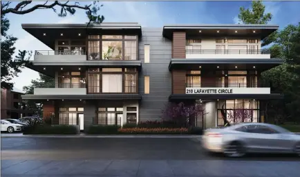  ?? ?? Live, host, walk, telework, explore and play. Experience the simplified and luxurious lifestyle at Lafayette’s premier new developmen­t. Priced from $1.8 million.