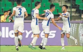  ?? ISL ?? Goa fended off a late Chennaiyin comeback to record a convincing win.