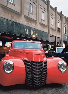  ?? Hearst Connecticu­t Media file photo ?? An image from the Torringfor­d Volunteer Fire Department’s 2019 car show on Main Street in Torrington. This year’s car show is being held Friday.