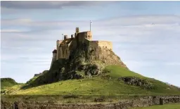  ??  ?? Time and tide: Lindisfarn­e Castle, on Holy Island