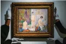  ?? ?? Les Poseuses by Georges Seurat in one of a number of works from the estate of Microsoft co-founder Paul Allen to be sold at Christies. Photograph: Guy Bell/REX/Shuttersto­ck