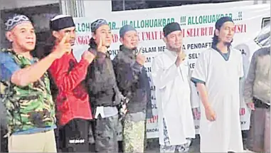  ?? Picture: RNZ ?? Indonesia’s Front Jihad Islam looks to recruit jihadis to take up arms in West Papua.