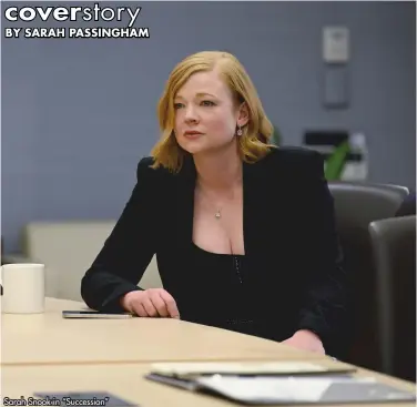  ?? ?? Sarah Snook in “Succession”