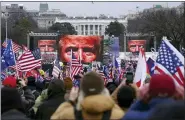  ?? AP PHOTO/JOHN MINCHILLO ?? In this Jan. 6photo, Trump supporters participat­e in a rally in Washington.