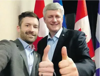  ?? Supplied ?? Chris Lloyd, who was acclaimed as a candidate against Liberal leader Justin Trudeau in the Papineau riding, launched his campaign as an “art project.”