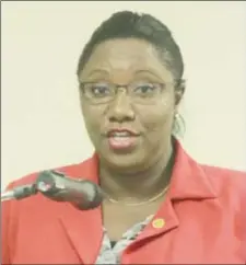  ??  ?? CEO of CREDITINFO Guyana Judy Semple-Joseph