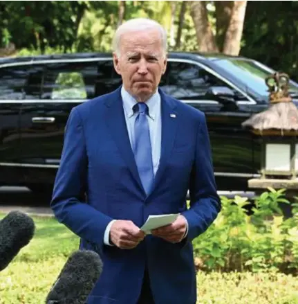  ?? FOTO AFP ?? Amerikaans­e president Joe Biden.