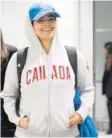  ?? –KEY ?? Rahaf Mohammed al-qunun, samedi à l’aéroport de Toronto.