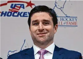  ?? Charles Krupa/Associated Press ?? The New York Rangers’ Chris Drury was announced Friday as an assistant general manager for USA Hockey’s teams that will compete in the NHL 4 Nations Face-Off next year and then the 2026 Olympics in Italy.