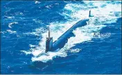  ?? AFP/FILE ?? A US nuclear submarine during an exercise off Cartagena, Colombia, on February 28, 2022.
