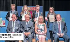  ??  ?? Mccluskey, modern studies; Rowena Mccrone, music; Tom Mcgoldrick, physics; Clare Mclaughlin, business management; Aidan Mitchell, drama; Luke Murphy, French; Matthew Newnham, biology; Rebecca O’hare, computing science; and Gabriella Ventesei, Spanish....