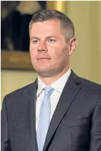  ??  ?? Finance Secretary Derek Mackay has decisions to make