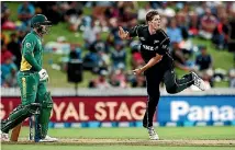  ?? PHOTO: GETTY IMAGES ?? Mitchell Santner is up to 11th on the ODI bowling rankings.