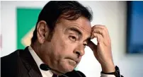  ?? — AFP ?? The Nissan board will meet on Thursday to discuss the proposal to remove Carlos Ghosn as the chairman.