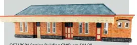  ??  ?? OS76R001 Station Building GWR, rrp £44.99