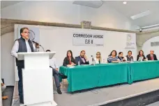  ??  ?? Ayer se realizó el foro Corredor Verde Eje 8 en la Asamblea Legislativ­a donde se externó la preocupaci­ón de los legislador­es por la opacidad en el tema.