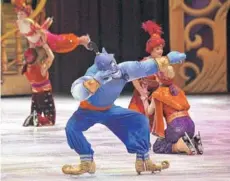  ??  ?? ► Aladdín es parte del nuevo show de Disney on Ice.