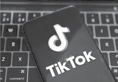  ?? DADO RUVIC/REUTERS FILE ?? TikTok has rivaled larger companies for user attention and ad budgets, and its cultural power is reflected in its ability to catapult emerging artists into viral hits.