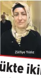  ??  ?? Zülfiye Yıldız