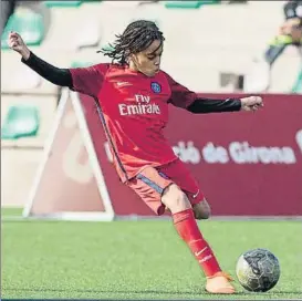  ?? FOTO: MIC ?? Ethan Mbappe, hermano del joven crack del PSG, debutó ayer con goleada