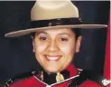  ??  ?? West Shore RCMP Const. Sarah Beckett was killed last April.